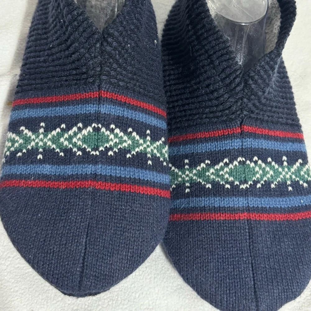 Bombas Fair Isle Gripper Slipper Size Mens Large 10-12.5 - Picture 8 of 11